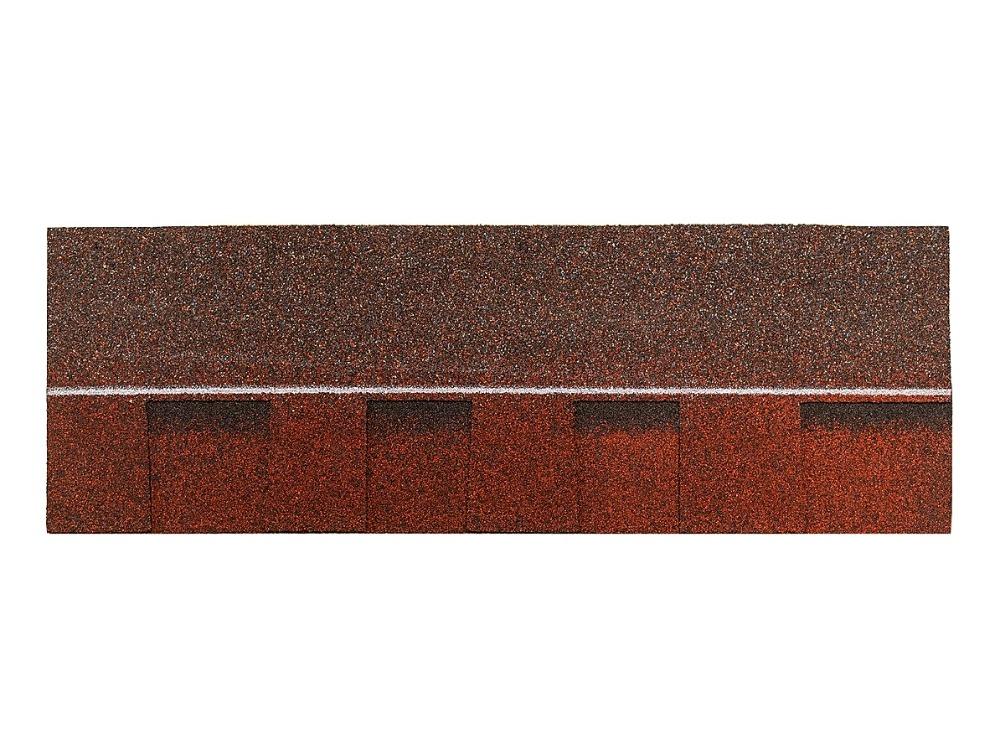 ASFALTOVÝ ŠINDEL TEGOLA MASTER P ČERVENÁ - 100 x 33,7 cm