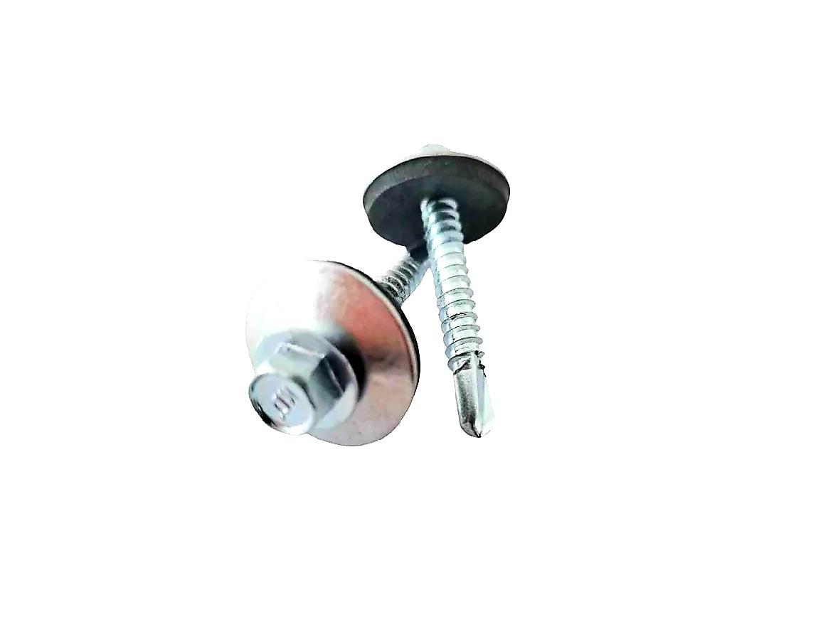 STŘEŠNÍ ŠROUB NEREZ A2 BIMETAL S PODLOŽKOU - 5,5 x 38 mm - 250 ks/bal