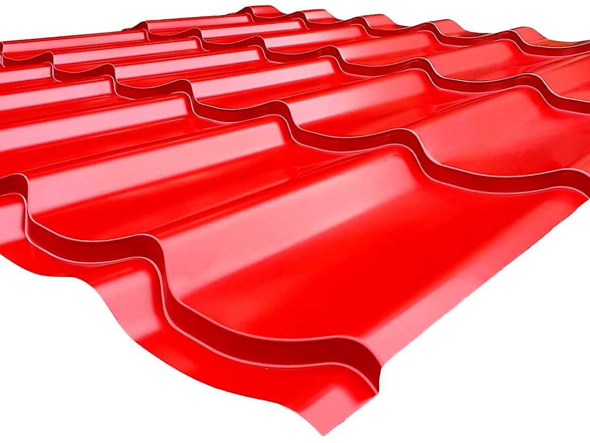 PLECHOVÁ STŘEŠNÍ KRYTINA CLASSIC TILE COVERNIT ČERVENÁ - 120 x 120 cm - 1,44 m2