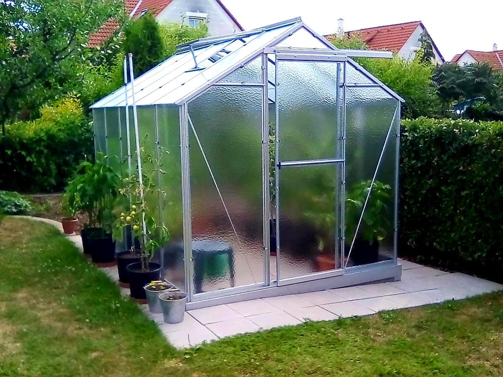 ZAHRADNÍ SKLENĚNÝ SKLENÍK HOBBY LIMES H6 - 2,51 x 1,97 m
