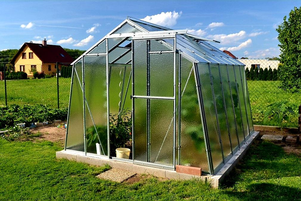 ZAHRADNÍ SKLENĚNÝ SKLENÍK HOBBY LIMES H7 - 2,47 x 4,48 m