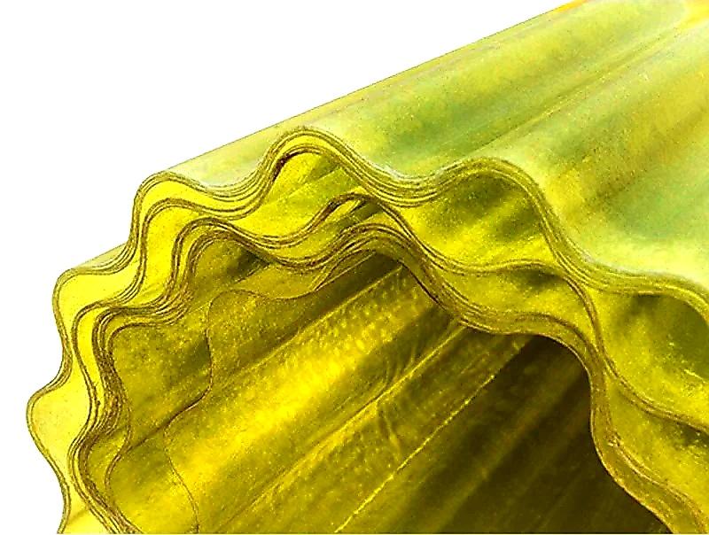 SKLOLAMINÁTOVÁ ROLE WELLGLASS VLNA ŽLUTÁ - 1,5 x 40 m - 60 m2