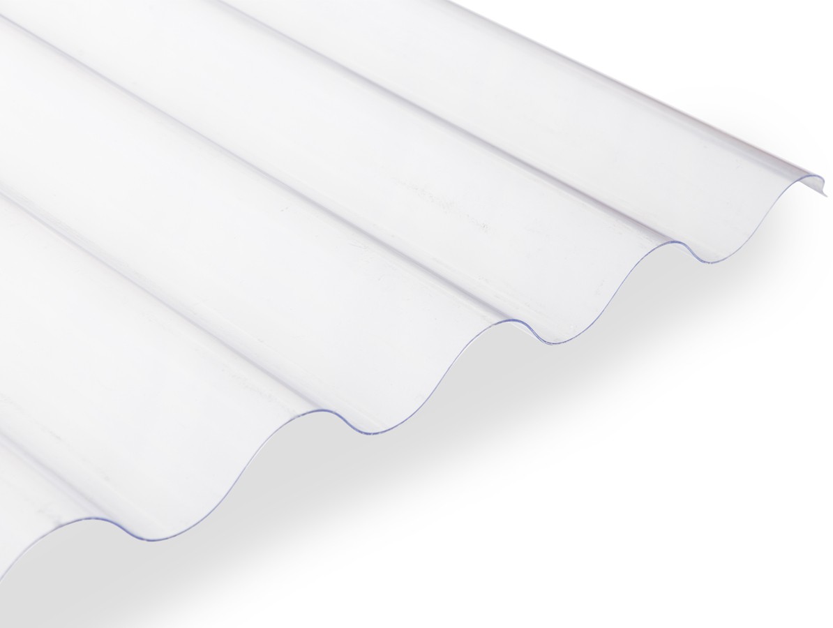 VLNITÁ DESKA GUTTAPRAL PVC PRŮHLEDNÁ - 2,0 x 0,95 m - 1,9 m2