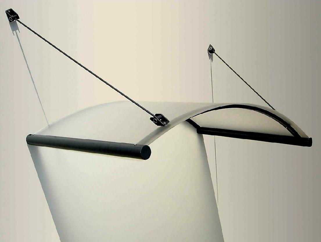 VCHODOVÁ STŘÍŠKA RONDO GLASS ŠEDÁ/ČIRÁ - 148 x 90 cm