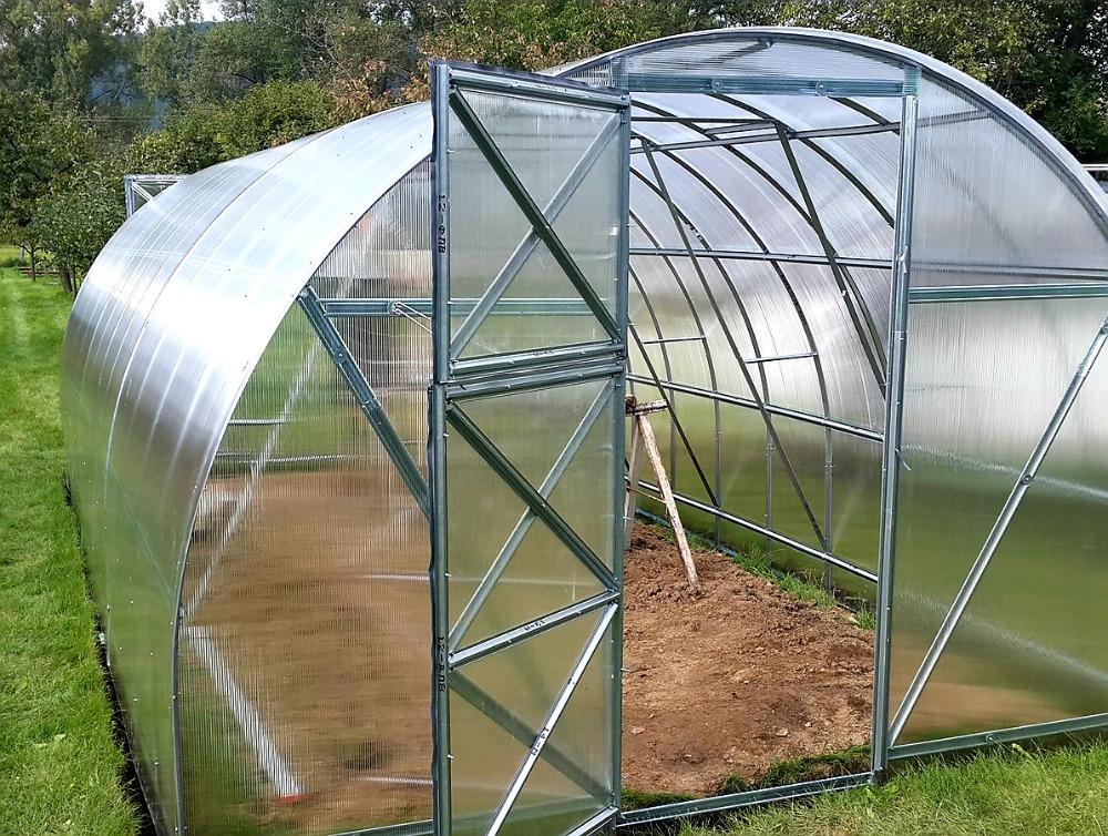 ZAHRADNÍ SKLENÍK 2 DUM VOLYA LLC - 6,0 x 3,0 m - PC 4 mm