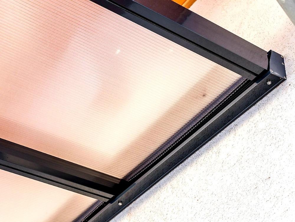 PRODLOUŽENÍ HLINÍKOVÉ PERGOLY TERRASSENDACH ORIGINAL ANTRACIT - 1,2 x 3,06 m