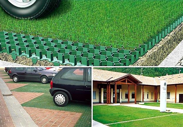 ZATRAVŇOVACÍ TVÁRNICE COVERGRID PUZZLE ČERNÁ - 50 x 50 x 6,2 cm