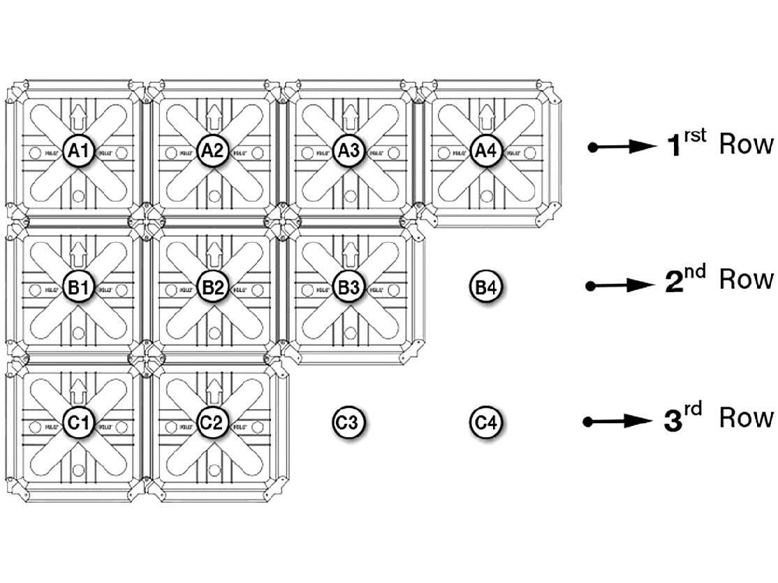 ZTRACENÉ BEDNĚNÍ IGLÚ DALIFORM H 20 - 50 x 50 cm