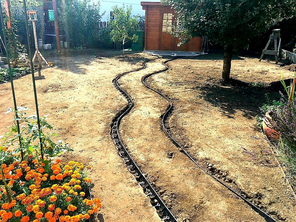 ZAHRADNÍ OBRUBNÍK COVERGARDEN ZELENÁ - 8,0 x 100 cm