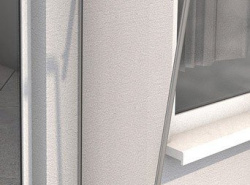 BOČNÍ STĚNA GUTTAVORDACH B2 PC BÍLÁ/ČIRÁ - 175 x 60 cm