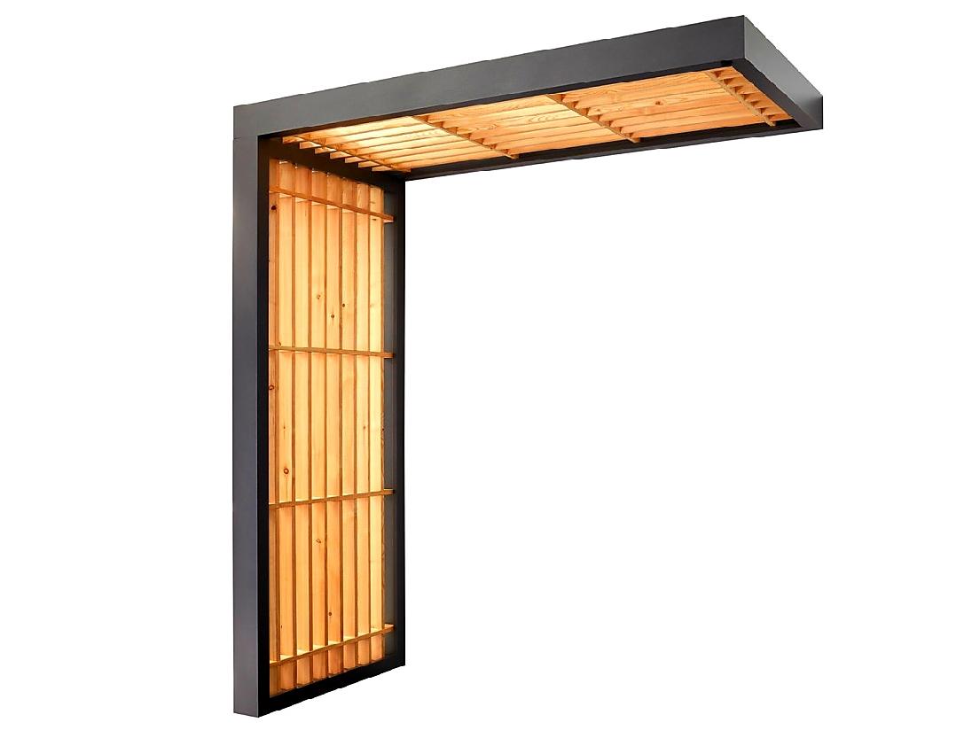 VCHODOVÁ STŘÍŠKA GUTTAVORDACH BS TIMBER-LINE ANTRACIT MATNÝ - 250 x 90 cm