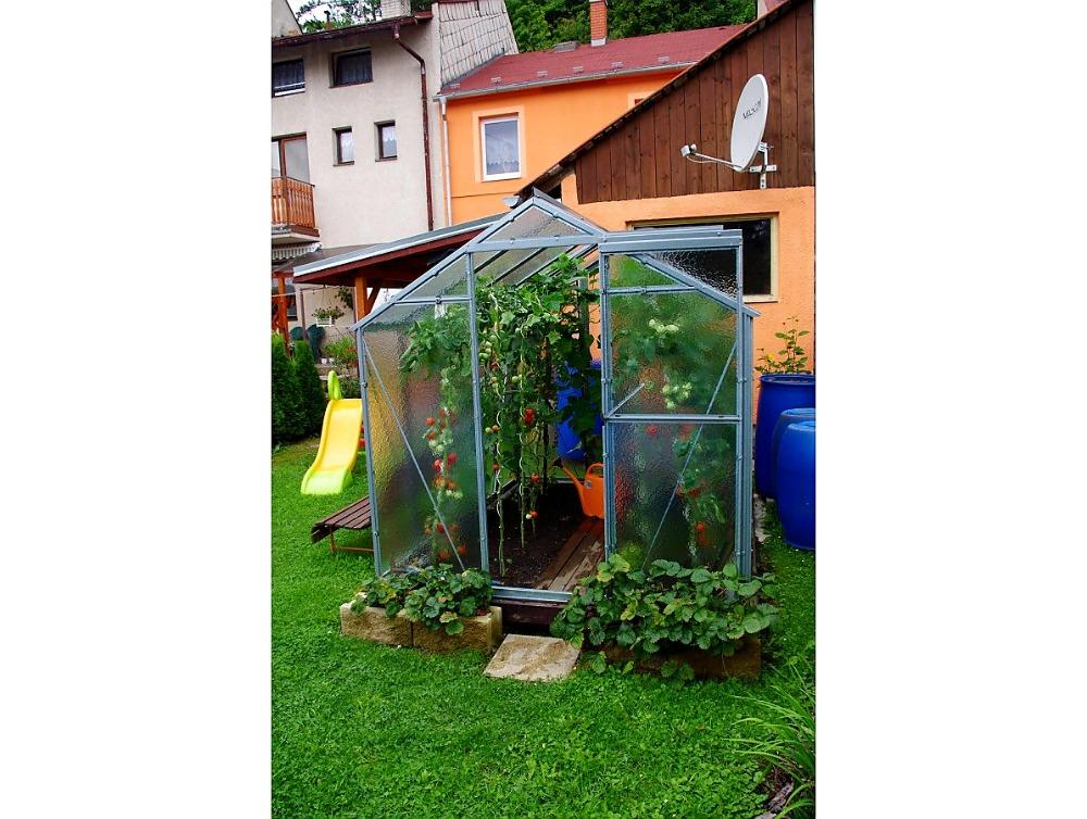 ZAHRADNÍ SKLENÍK GARDENTEC GLASS HOBBY H 645 - 4,49 x 1,97 m