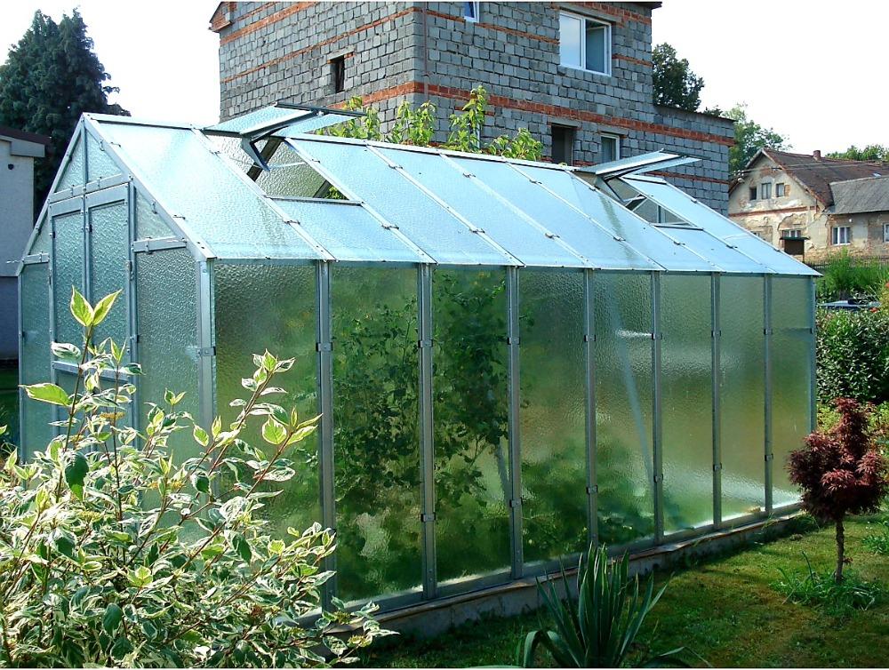 ZAHRADNÍ SKLENÍK GARDENTEC GLASS PROFI VJ 500 - 5,05 x 2,49 m