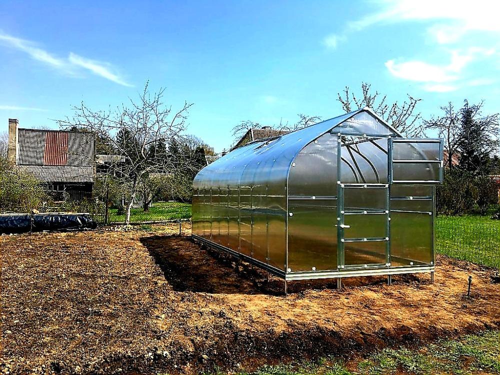 ZAHRADNÍ SKLENÍK COVERTEC STANDARD - 4,0 x 2,5 m - PC 4 mm