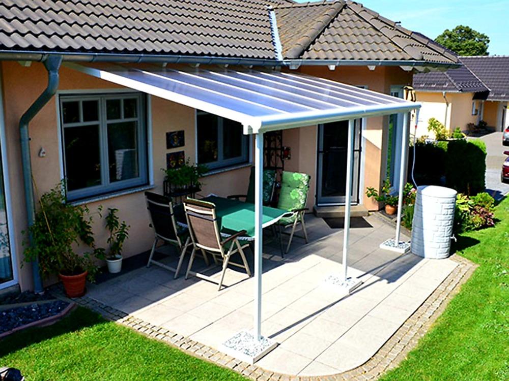 HLINÍKOVÁ PERGOLA SIERRA PALRAM BÍLÁ - 3,0 x 3,0 m
