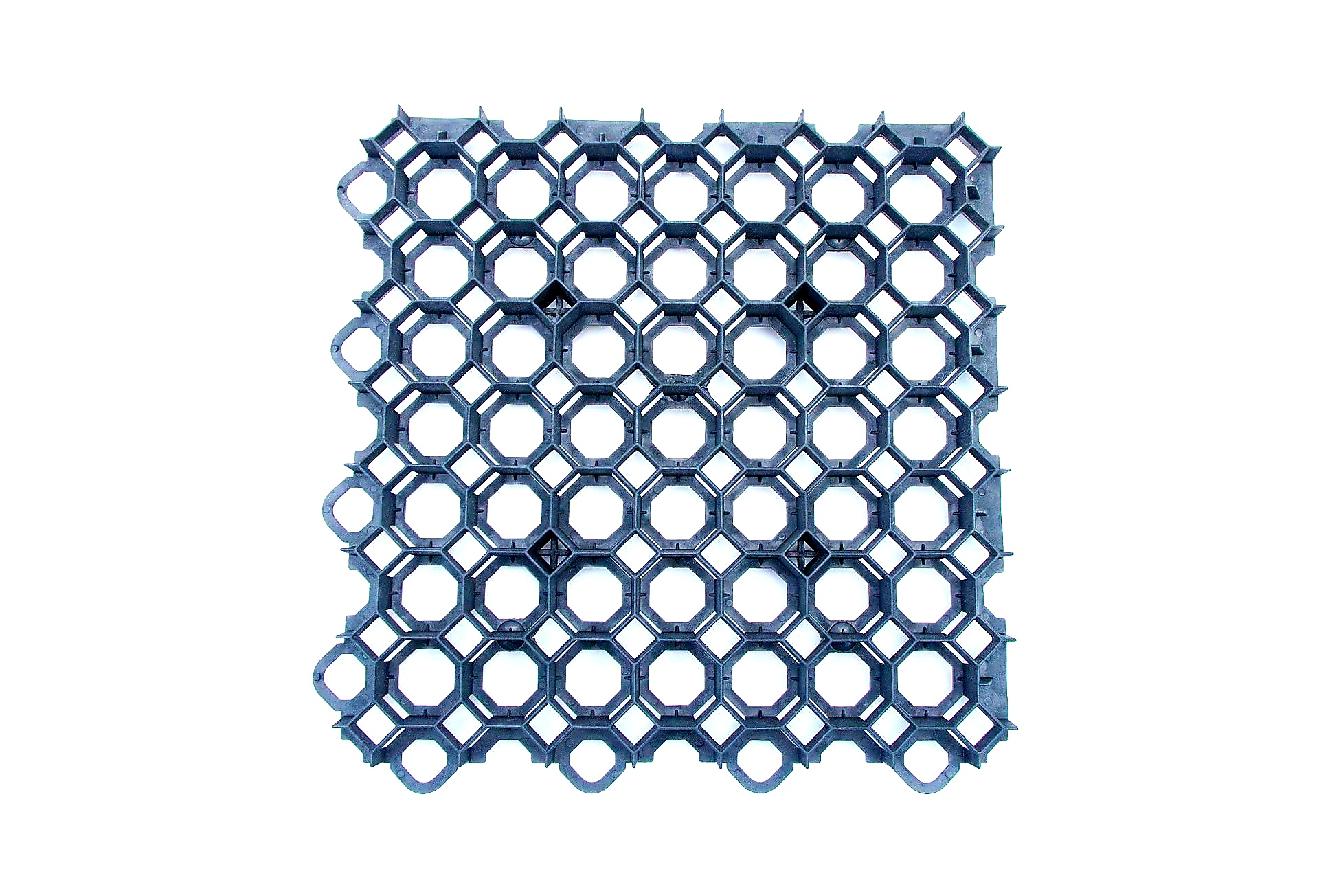 Zatravňovací dlaždice Prodomos Line Profi Limes černá - 50 x 50 x 6,2 cm