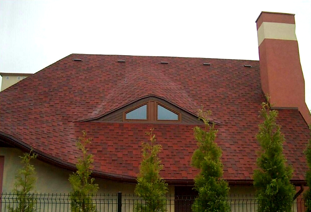 STŘEŠNÍ ŠINDEL GUTTATEC DIAMANT ČERVENÁ - 300 x 1000 mm
