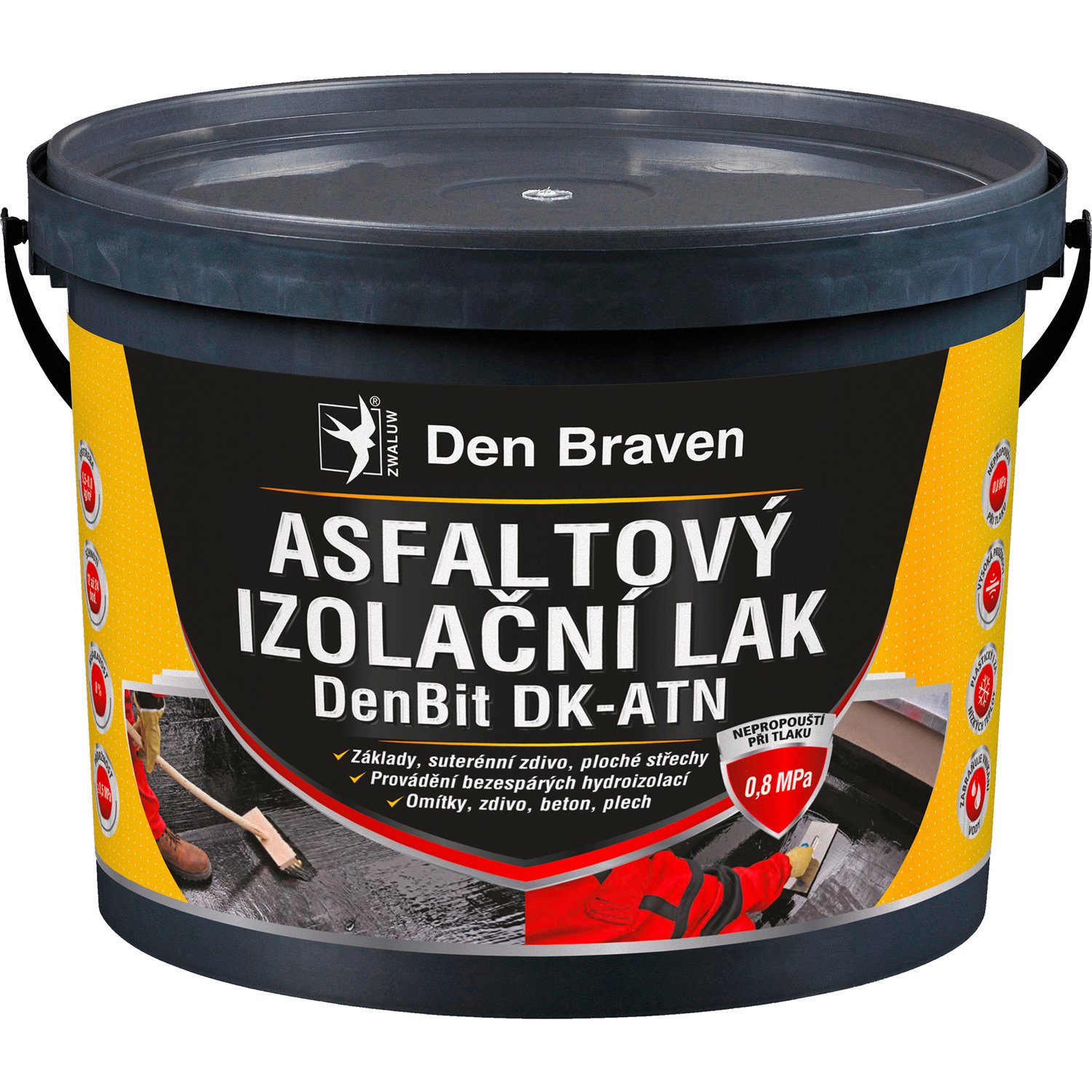 ASFALTOVÝ PENETRAČNÍ LAK GUTTABIT ALP - 10 l
