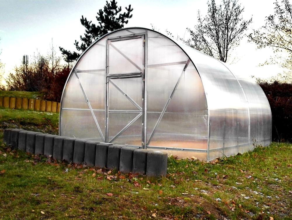 ZAHRADNÍ SKLENÍK ECONOM VOLYA LLC - 4,0 x 3,0 m - PC 6 mm