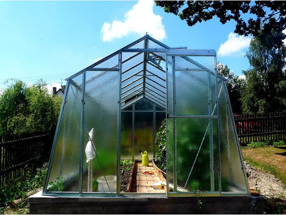 ZAHRADNÍ SKLENÍK GARDENTEC GLASS HOBBY H 745 - 4,47 x 2,47 m