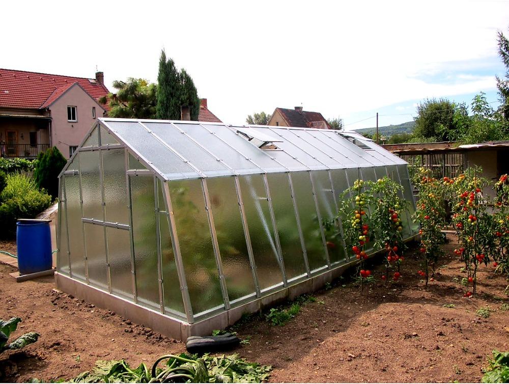 ZAHRADNÍ SKLENÍK GARDENTEC GLASS PROFI VL 600 - 6,05 x 3,03 m