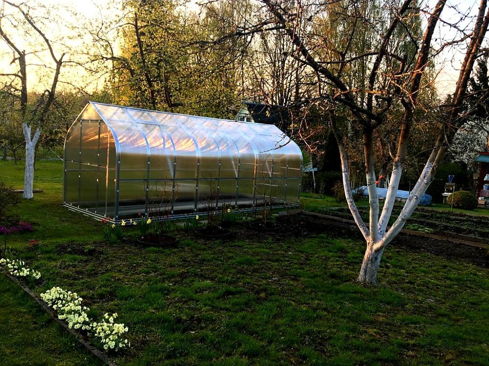 ZAHRADNÍ SKLENÍK COVERTEC STANDARD PROFI - 8,0 x 2,5 m - PC 6 mm