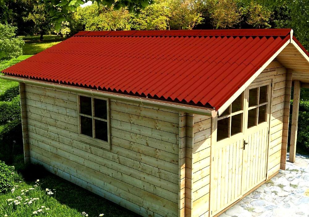 VLNITÁ STŘEŠNÍ DESKA ONDULINE BASE ČERVENÁ - 2,0 x 0,85 m - 1,7 m2