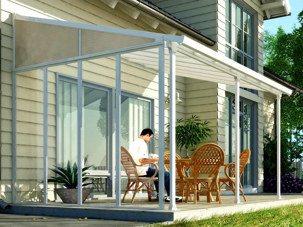 HLINÍKOVÁ PERGOLA SIERRA PALRAM BÍLÁ - 3,0 x 4,25 m