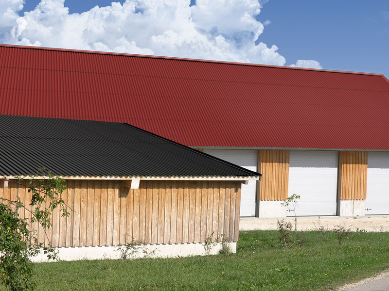 VLNITÁ STŘEŠNÍ DESKA GUTTAPRAL ČERVENÁ - 2,0 x 0,95 m - 1,9 m2