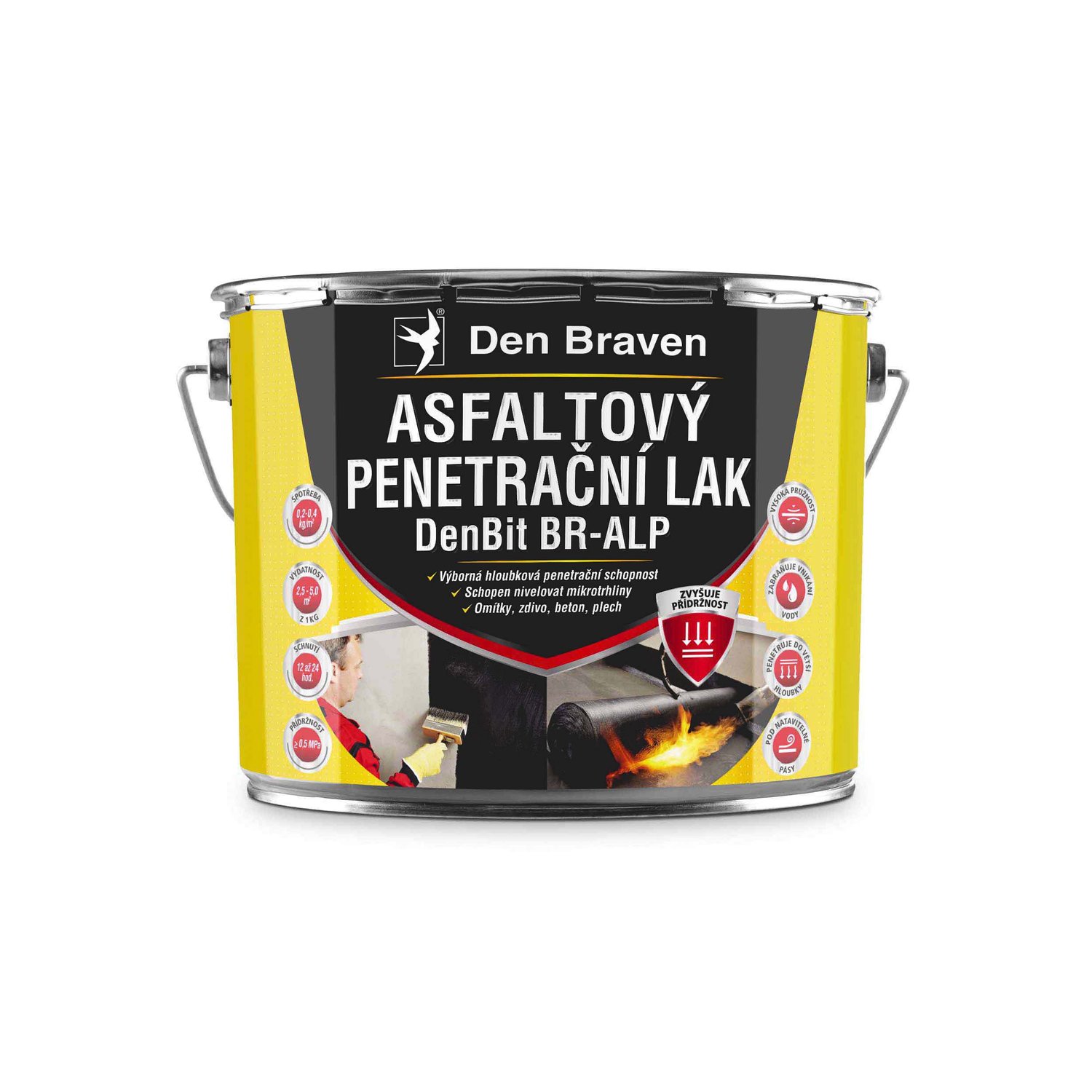 ASFALTOVÝ PENETRAČNÍ LAK GUTTABIT ALP - 10 l