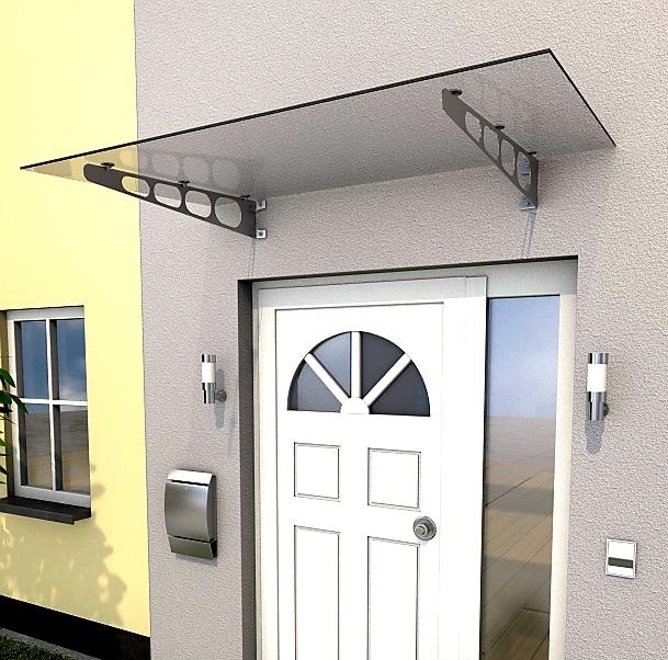 VCHODOVÁ STŘÍŠKA GUTTAVORDACH HD/LT STŘÍBRNÁ/ČIRÁ - 160 x 90 cm