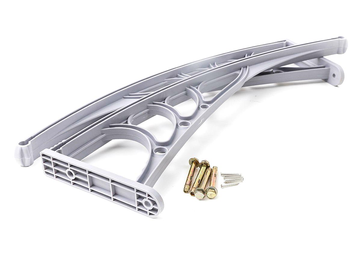 PRODLOUŽENÍ VCHODOVÉ STŘÍŠKY MODULO ČERNÁ/BRONZ - 120 x 60 cm