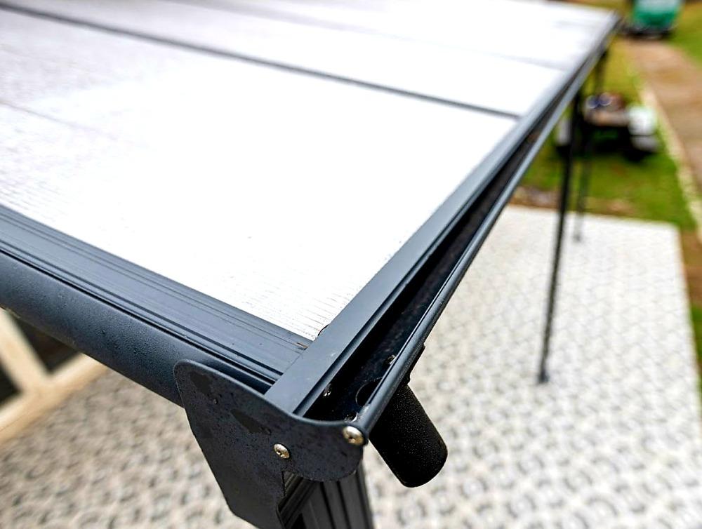 HLINÍKOVÁ PERGOLA GUTTA BW 5 BRONZOVÁ - 3,13 x 3,03 m