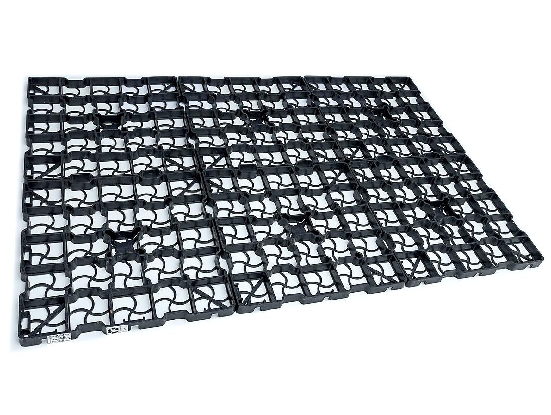 ZATRAVŇOVACÍ TVÁRNICE COVERGRID G25 ČERNÁ - 41,5 x 41,5 x 2,5 cm