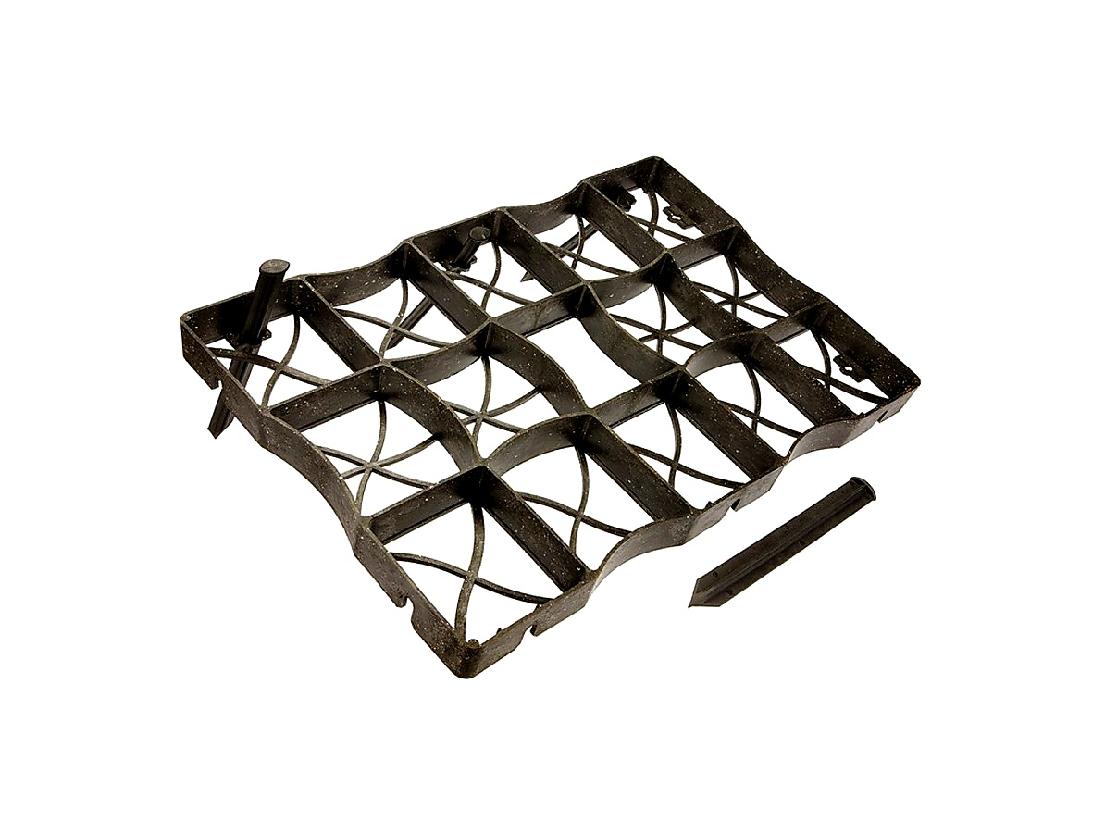 ZATRAVŇOVACÍ TVÁRNICE COVERGRID S60 ČERNÁ - 60,5 x 40,5 x 4 cm