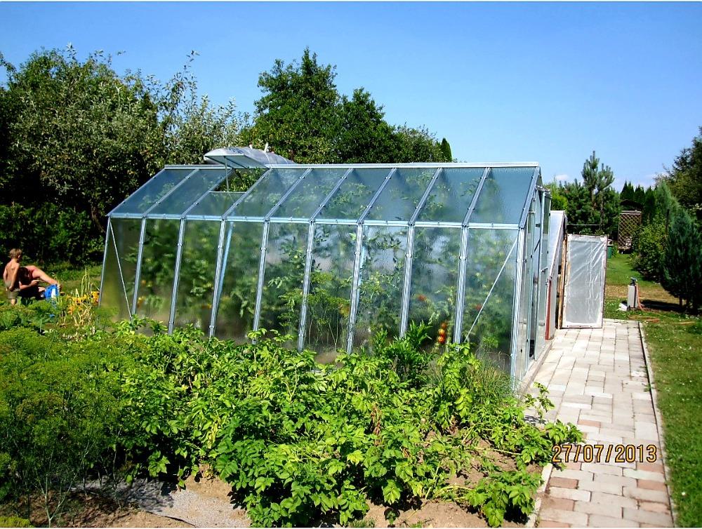 ZAHRADNÍ SKLENÍK GARDENTEC GLASS HOBBY H 745 - 4,47 x 2,47 m
