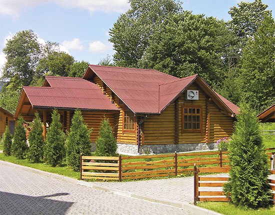 VLNITÁ STŘEŠNÍ DESKA GUTTAPRAL ČERVENÁ - 2,0 x 0,95 m - 1,9 m2