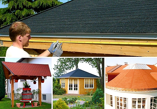 STŘEŠNÍ ŠINDEL GUTTATEC HEXAGONAL HNĚDÁ - 320 x 1000 mm