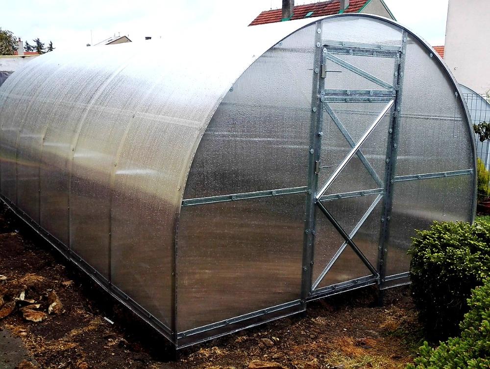 ZAHRADNÍ SKLENÍK TRJOSKA VOLYA LLC - 6,0 x 3,0 m - PC 4 mm