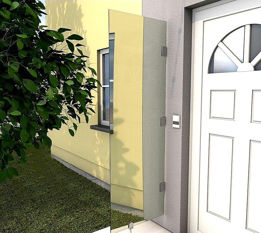 VCHODOVÁ STŘÍŠKA GUTTAVORDACH HD/LT STŘÍBRNÁ/ČIRÁ - 160 x 90 cm