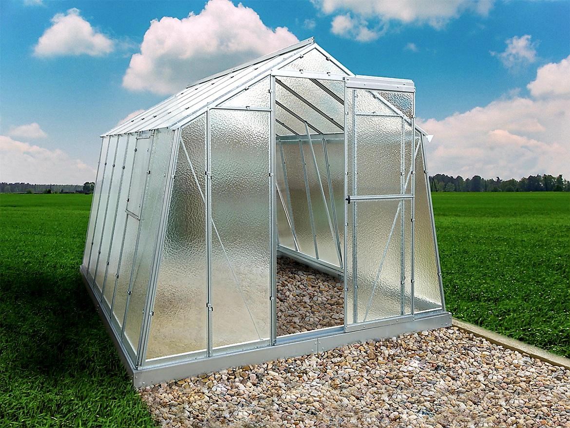ZAHRADNÍ SKLENĚNÝ SKLENÍK HOBBY LIMES H7 - 2,47 x 5,95 m