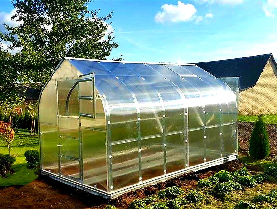 Zadní dveře pro skleník Gardentec Standard - 196 x 80 cm - PC 4 mm