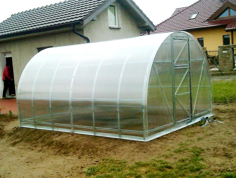 ZAHRADNÍ SKLENÍK 2 DUM VOLYA LLC - 6,0 x 3,0 m - PC 4 mm