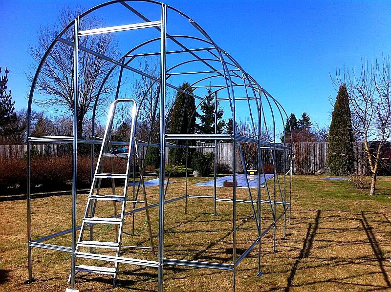 ZAHRADNÍ SKLENÍK DVUSHKA VOLYA LLC - 2,0 x 2,0 m - PC 4 mm