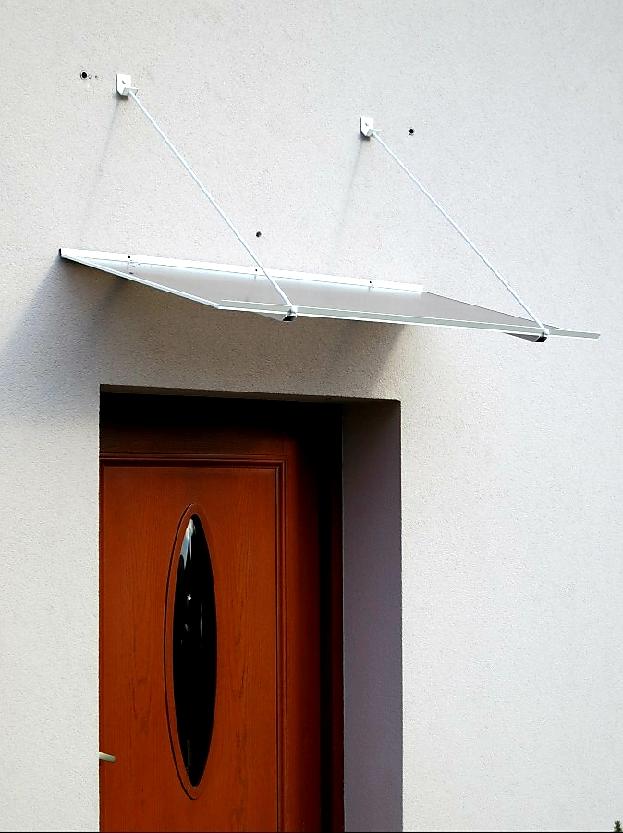 VCHODOVÁ STŘÍŠKA SP1 EKONOM BÍLÁ/BRONZ - 120 x 70 cm