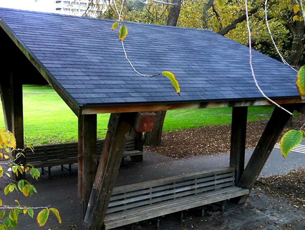 STŘEŠNÍ ŠINDEL GUTTATEC DIAMANT ČERVENÁ - 300 x 1000 mm