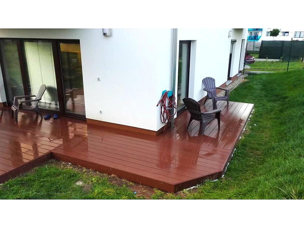 TERASOVÉ PRKNO WPC GUTTADECK STRONG DARK GREY - 14 x 2 x 290 cm
