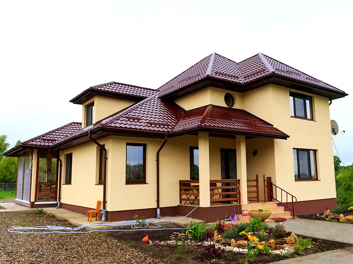 PLECHOVÁ STŘEŠNÍ KRYTINA CLASSIC TILE COVERNIT HNĚDÁ - 120 x 120 cm - 1,44 m2