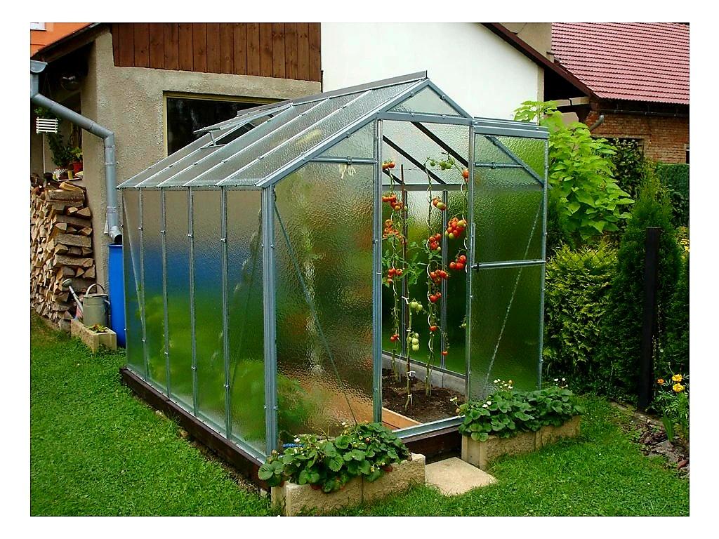 ZAHRADNÍ SKLENĚNÝ SKLENÍK HOBBY LIMES H6 - 2,51 x 1,97 m