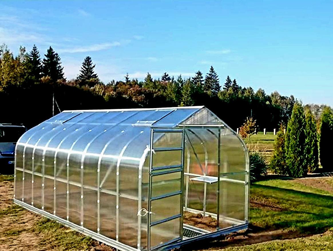 Zadní dveře pro skleník Gardentec Standard - 196 x 80 cm - PC 6 mm
